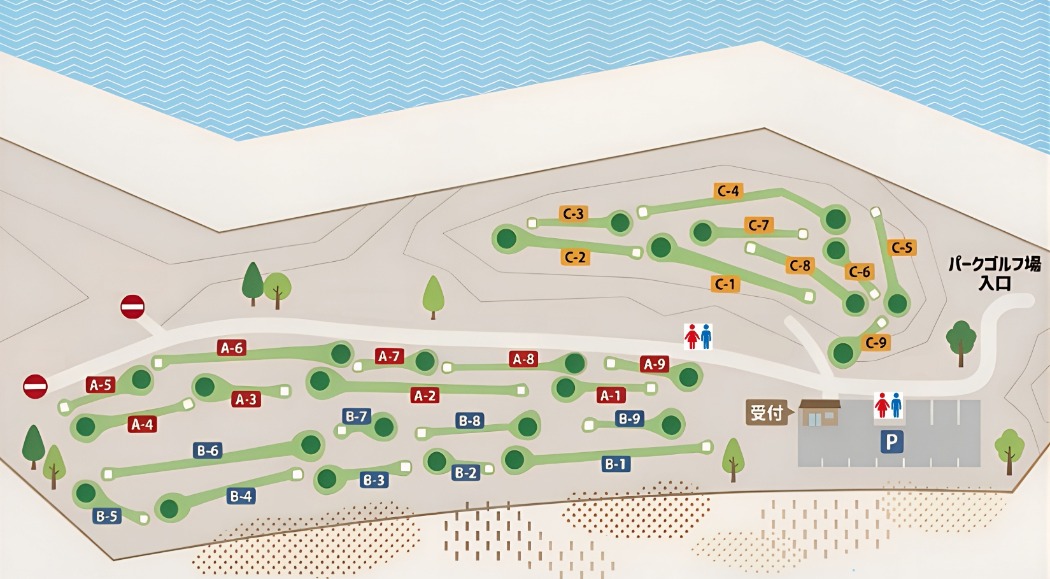 パークゴルフ場MAP